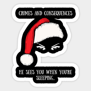 Front/Back Holiday Design Sticker